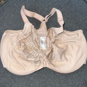 Glamorise front clasp bra size 34G racer back